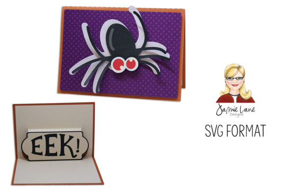 A2 Pop-Up Spider Card