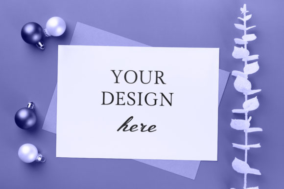 Christmas Greeting Card Mockup