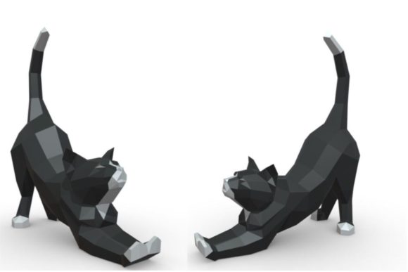 DIY Papercraft Cat