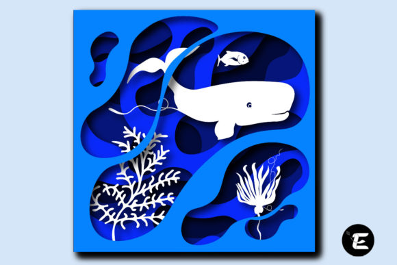 Layered Whale: A Versatile Digital Asset for Creative Projects