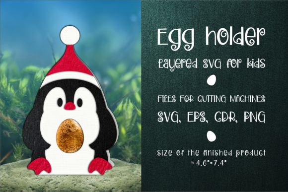 Penguin Christmas Chocolate Egg Holder: A Creative Digital Template for Festive Gifting