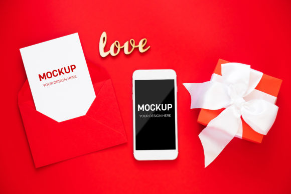 Smartphone and Invitation Card