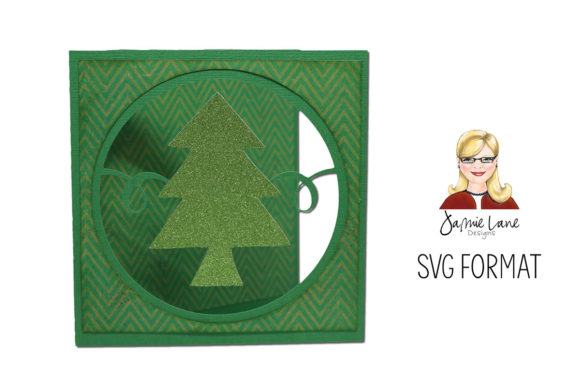 Tree Circle Window Card